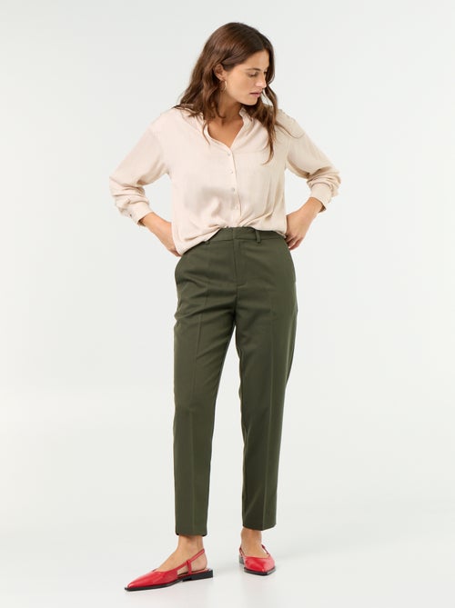 Effen skinny broek met 2 zakken - Kiabi Effen skinny broek met 2 zakken - Kiabi