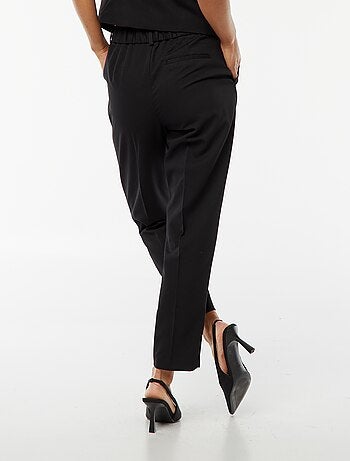 Effen skinny broek met 2 zakken