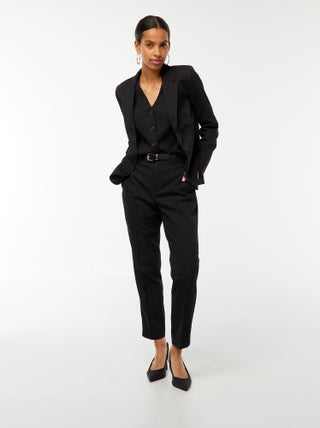 Effen skinny broek met 2 zakken