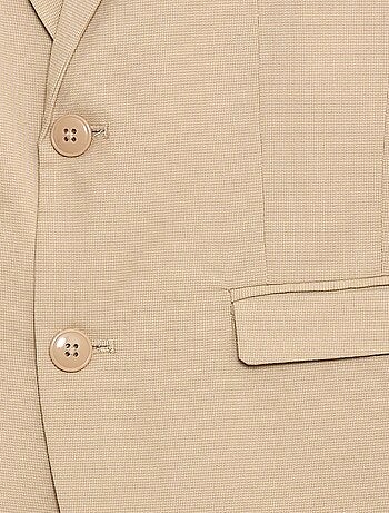 Effen slim-fit colbert