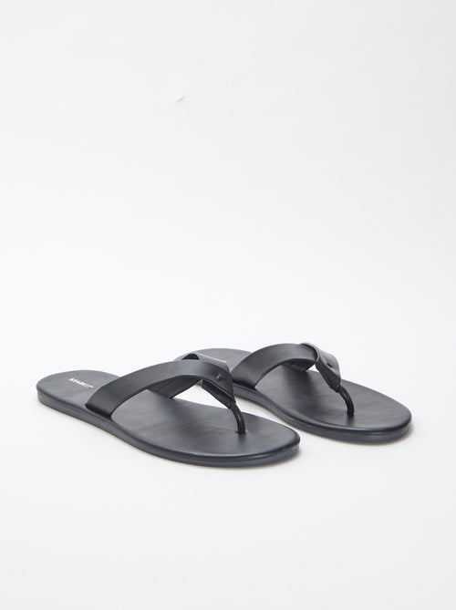Effen slippers - Kiabi