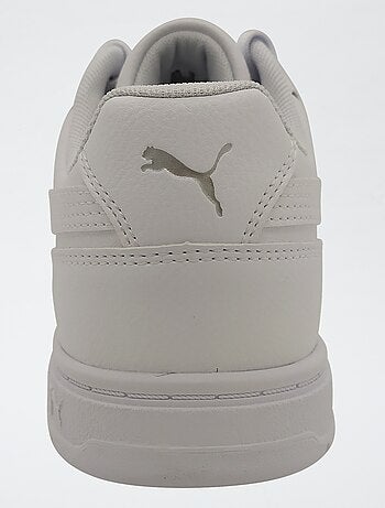 Effen sneakers in imitatieleer