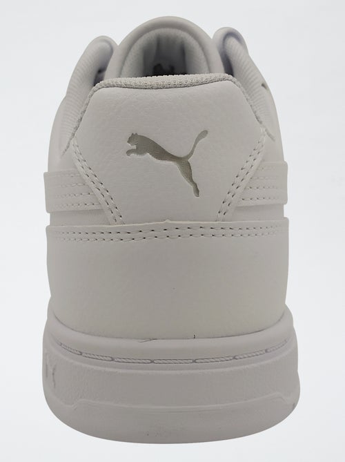 Effen sneakers in imitatieleer - Kiabi