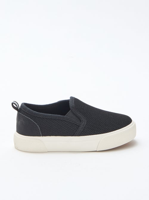 Effen sneakers van mesh | Instapmodel - Kiabi