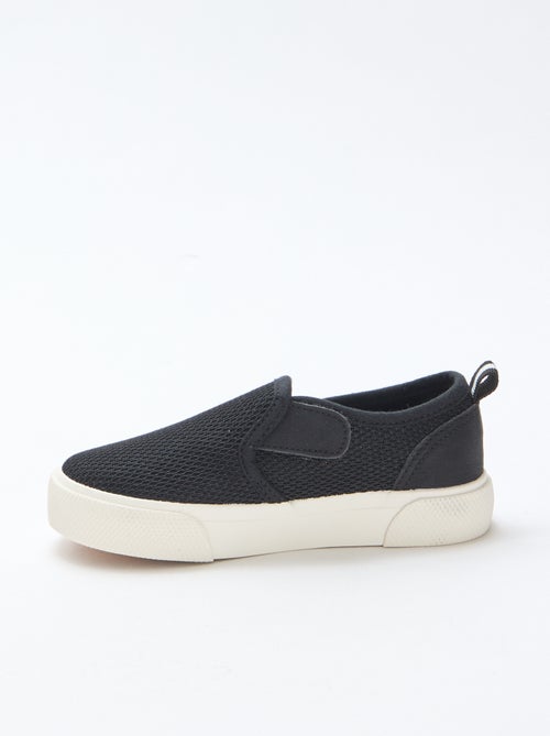 Effen sneakers van mesh | Instapmodel - Kiabi