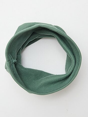 Effen snood van fleece