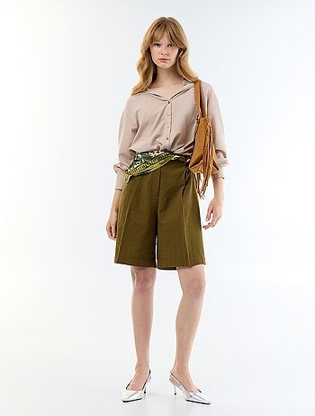 Effen soepele blouse