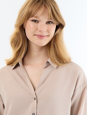 Effen soepele blouse