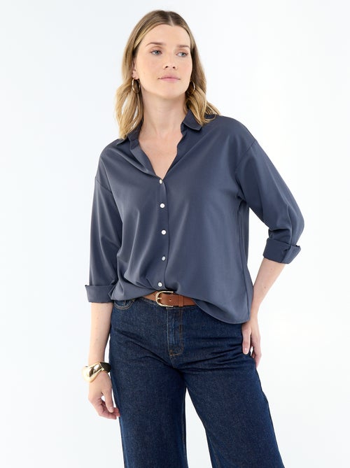 Effen soepele blouse - Kiabi