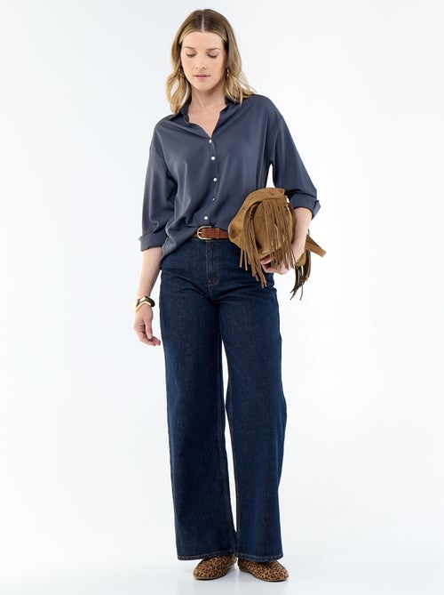Effen soepele blouse - Kiabi