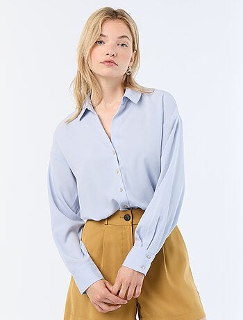 Effen soepele blouse