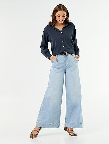 Effen soepele blouse