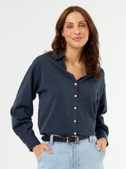 Effen soepele blouse - Kiabi