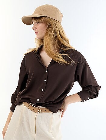 Effen soepele blouse