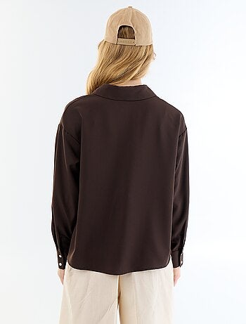 Effen soepele blouse