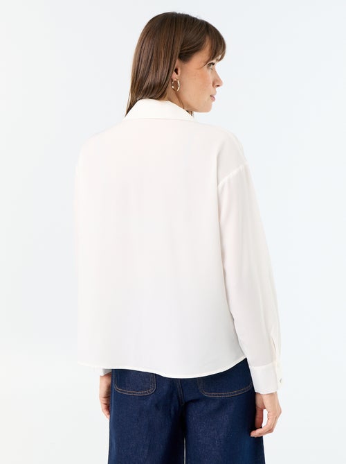 Effen soepele blouse - Kiabi