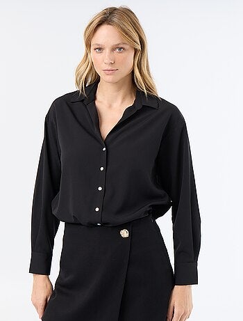 Effen soepele blouse