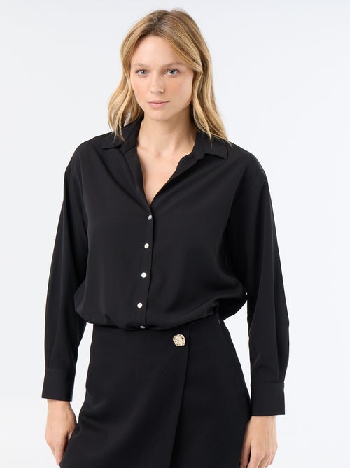 Effen soepele blouse - Kiabi