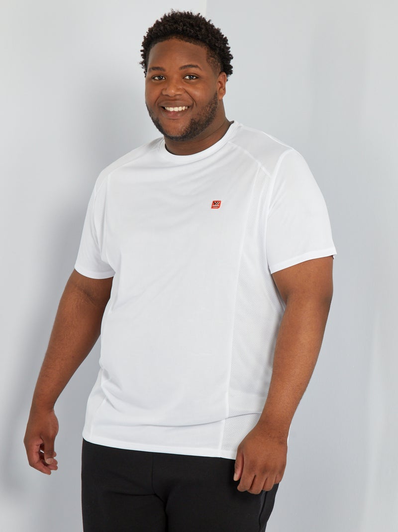 Effen sportshirt WIT - Kiabi