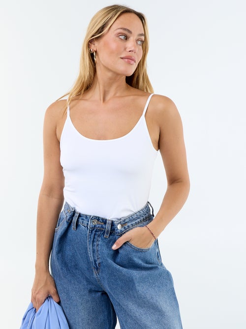 Effen stretch top - Kiabi