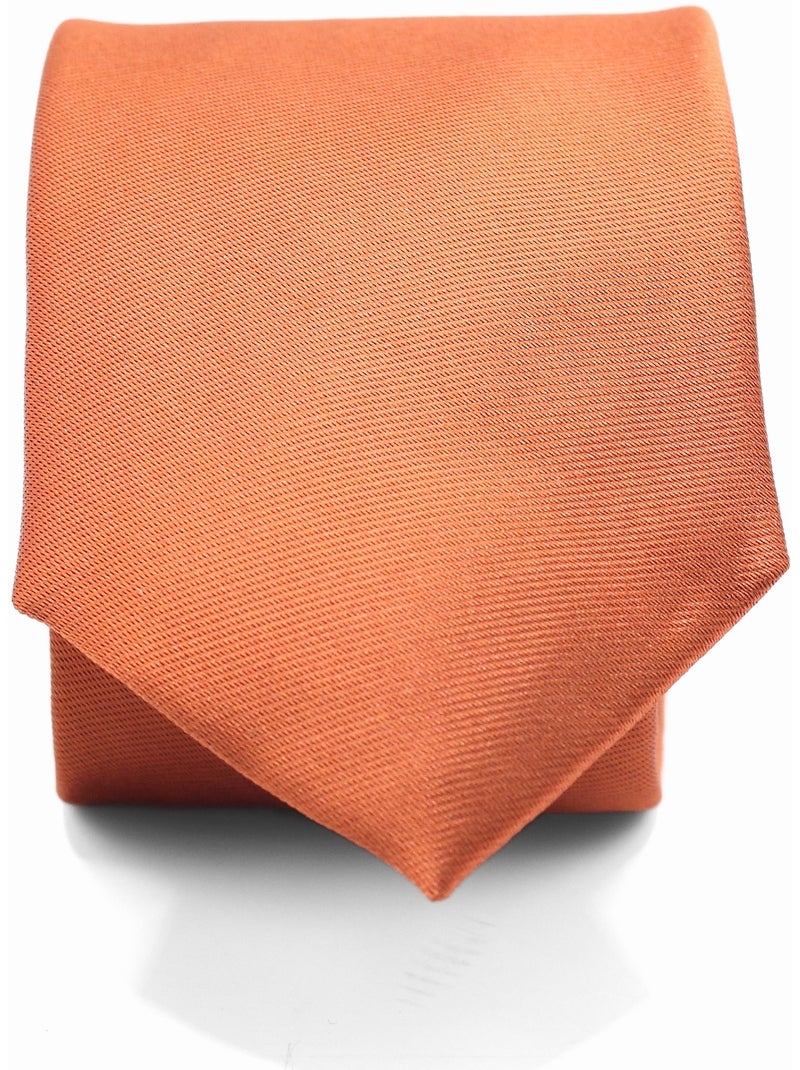 Effen stropdas - Yves Enzo Terracotta - Kiabi