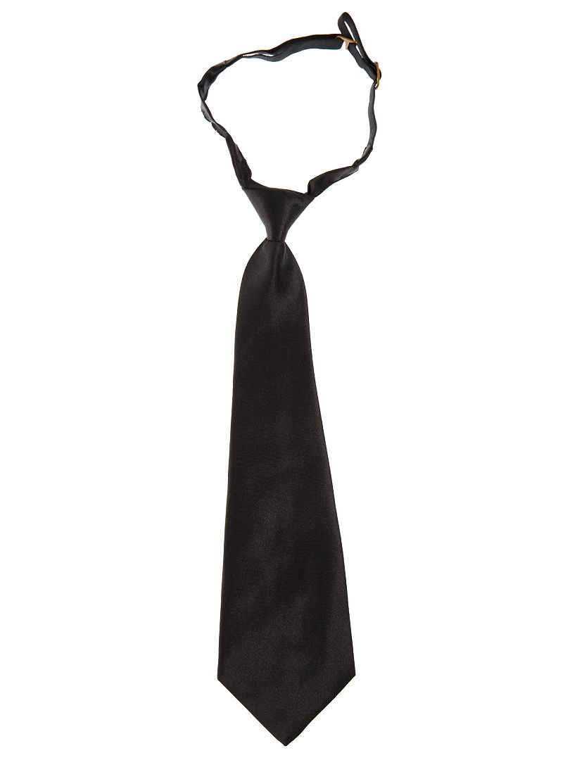 Effen stropdas zwart - Kiabi