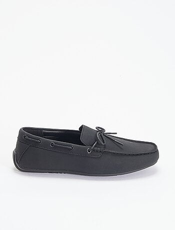 Effen suèdelook mocassins