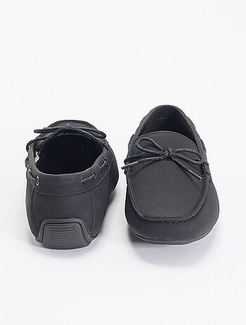 Effen suèdelook mocassins