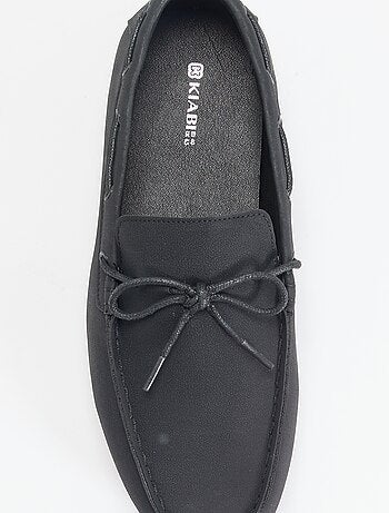 Effen suèdelook mocassins