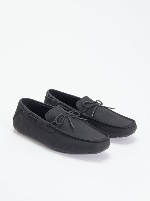Effen suèdelook mocassins - Kiabi