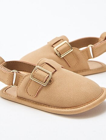 Effen suèdine sandalen