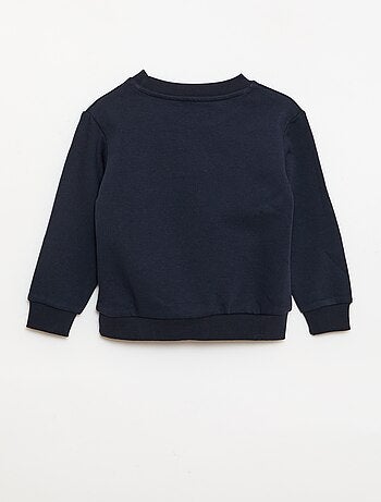 Effen sweater joggingstof met zachte, geruwde binnenzijde