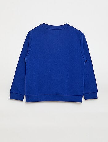 Effen sweater joggingstof met zachte, geruwde binnenzijde