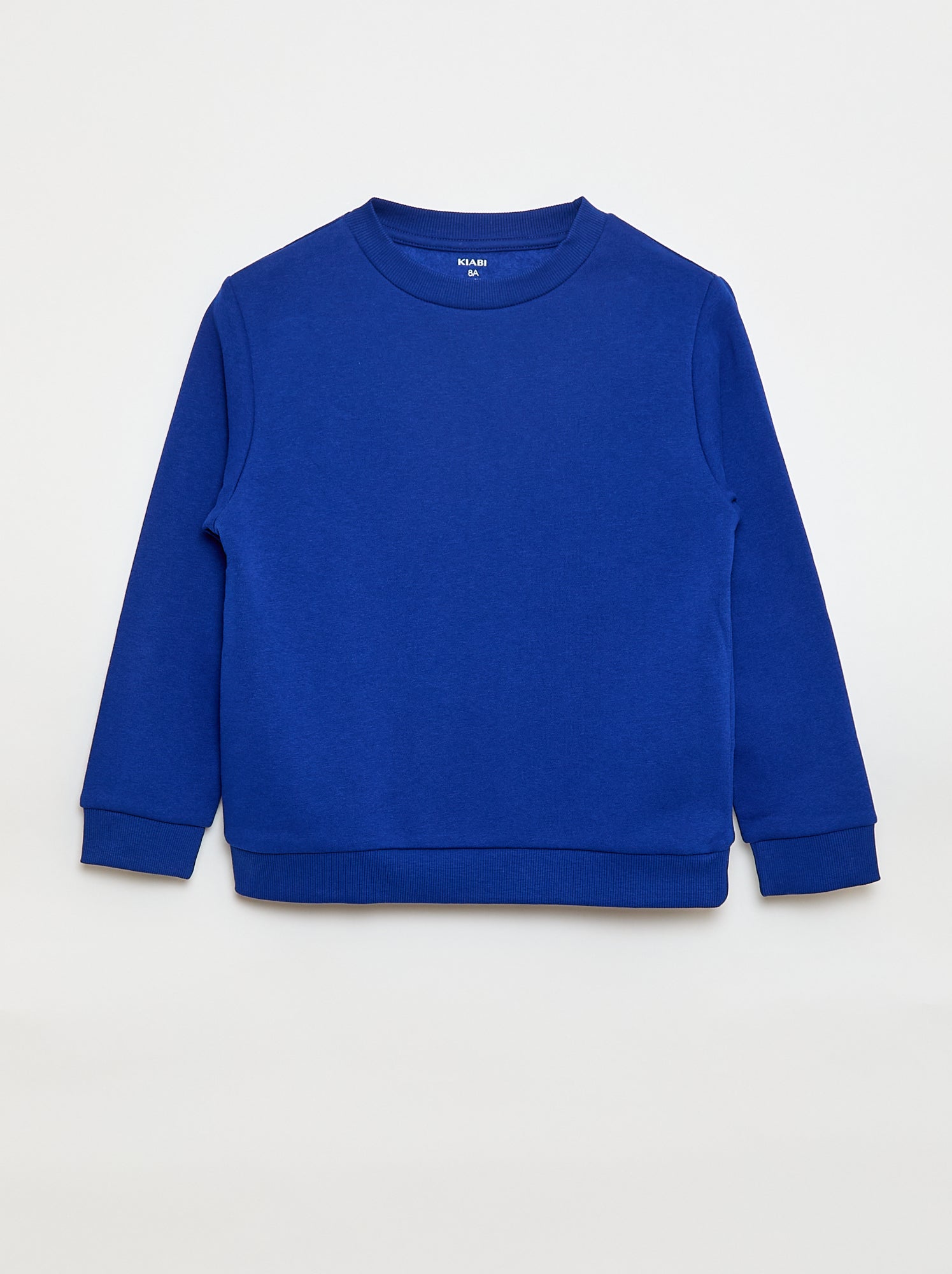 Effen sweater joggingstof met zachte, geruwde binnenzijde