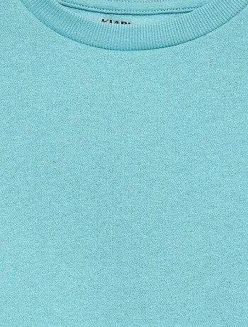 Effen sweater joggingstof met zachte, geruwde binnenzijde