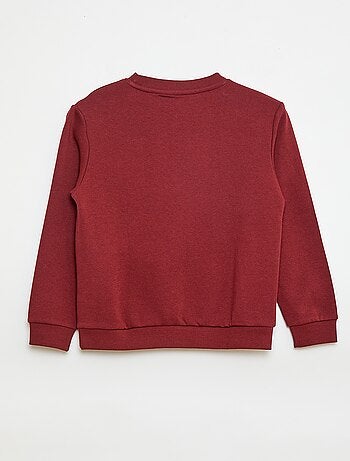 Effen sweater joggingstof met zachte, geruwde binnenzijde