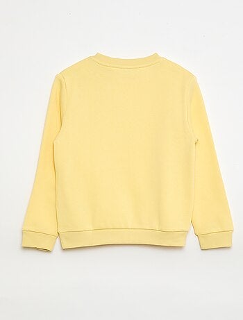 Effen sweater joggingstof met zachte, geruwde binnenzijde