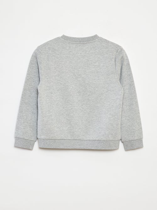 Effen sweater joggingstof met zachte, geruwde binnenzijde - Kiabi Effen sweater joggingstof met zachte, geruwde binnenzijde - Kiabi