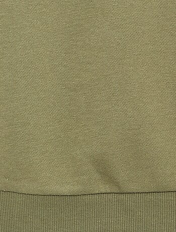 Effen sweater joggingstof met zachte, geruwde binnenzijde