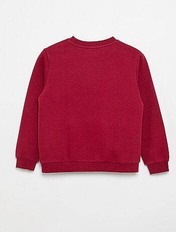 Effen sweater joggingstof met zachte, geruwde binnenzijde
