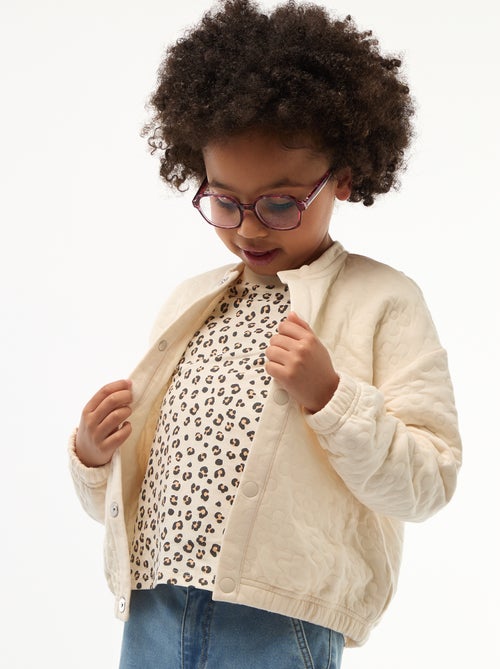 Effen sweater met gemoltonneerd effect - Gemakkelijk aan te trekken collectie - Kiabi