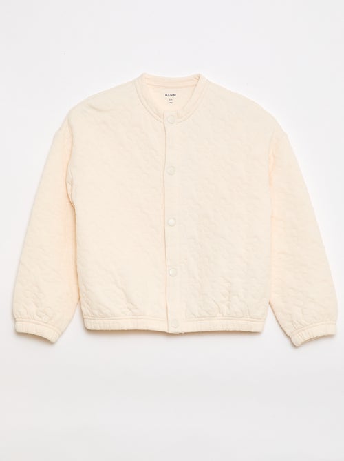 Effen sweater met gemoltonneerd effect - Gemakkelijk aan te trekken collectie - Kiabi