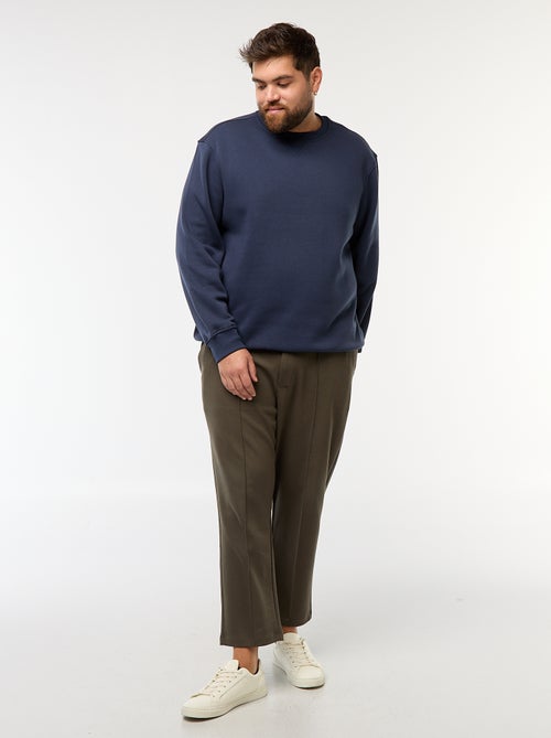 Effen sweater met ronde hals - Kiabi