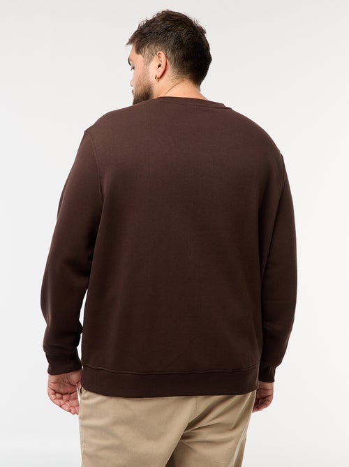 Effen sweater met ronde hals - Kiabi