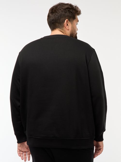 Effen sweater met ronde hals - Kiabi