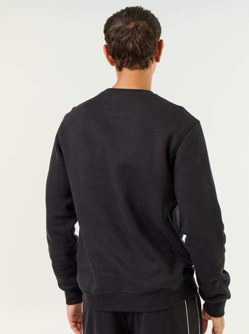 Effen sweater van geruwde molton - Kiabi Effen sweater van geruwde molton - Kiabi