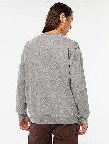 Effen sweater van lichte joggingstof