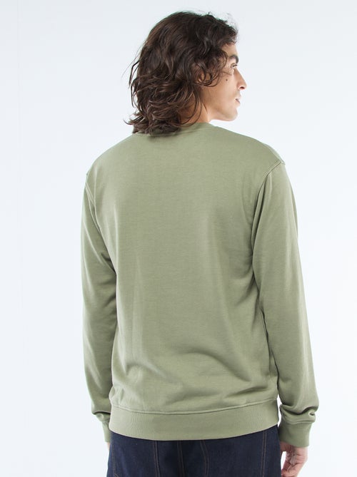 Effen sweater van lichte joggingstof - Kiabi