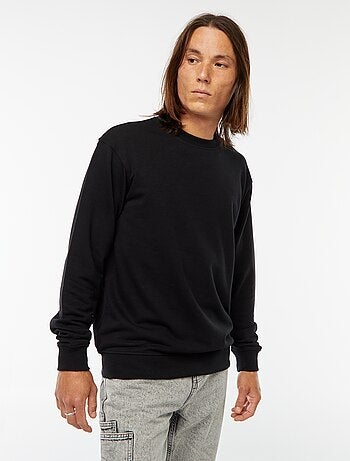 Effen sweater van lichte joggingstof