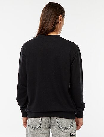Effen sweater van lichte joggingstof